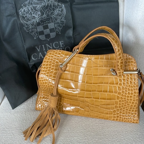 🍁🍁Vince Camuto “Creamy Carmel” Leather Bag - Picture 10 of 10